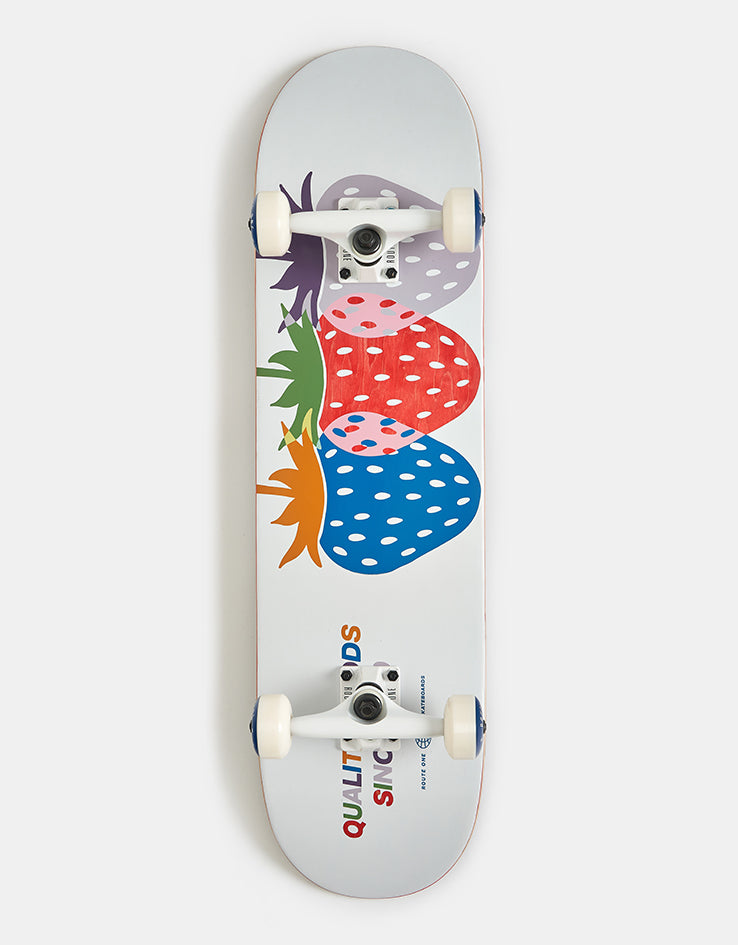 Route One Strawb Custom Set-Up Complete Skateboard - 8.25"