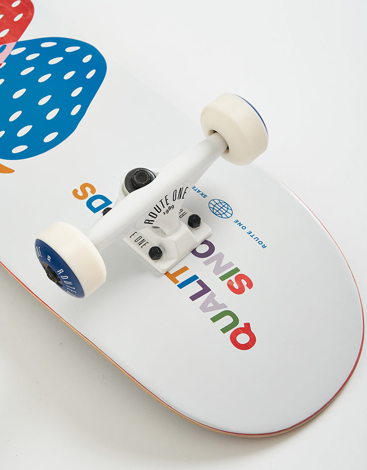 Route One Strawb Custom Set-Up Complete Skateboard - 8.25"