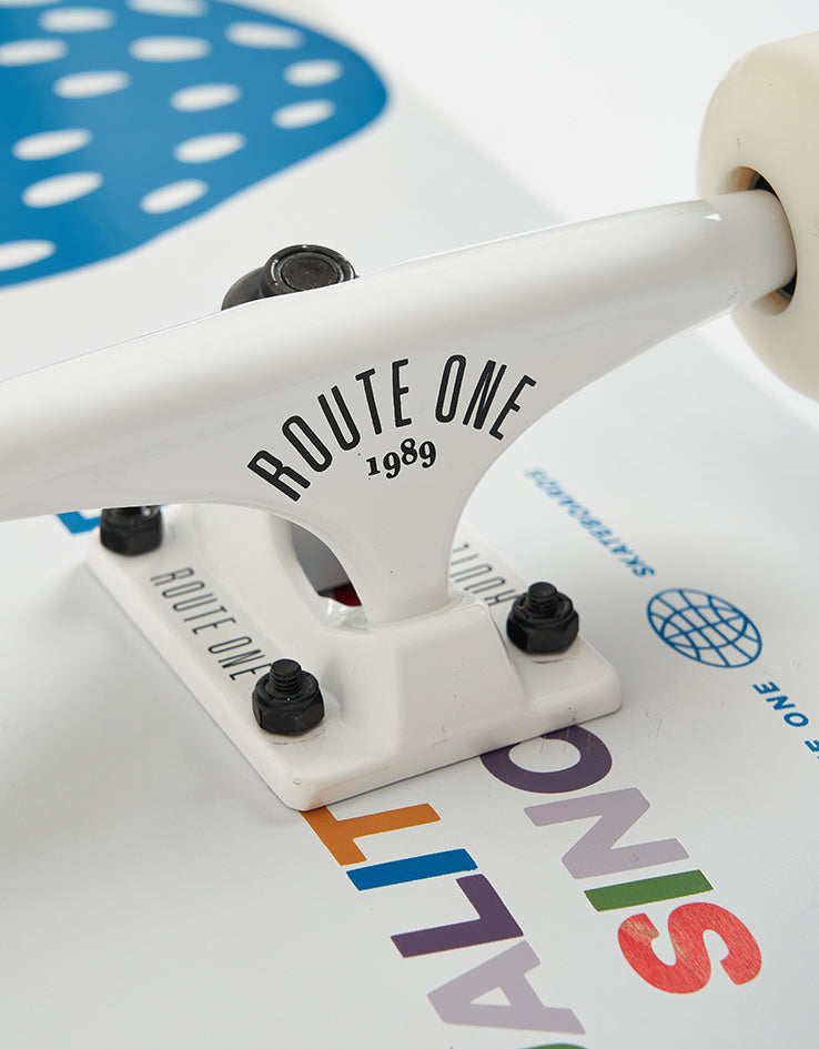 Route One Strawb Custom Set-Up Complete Skateboard - 8.25"