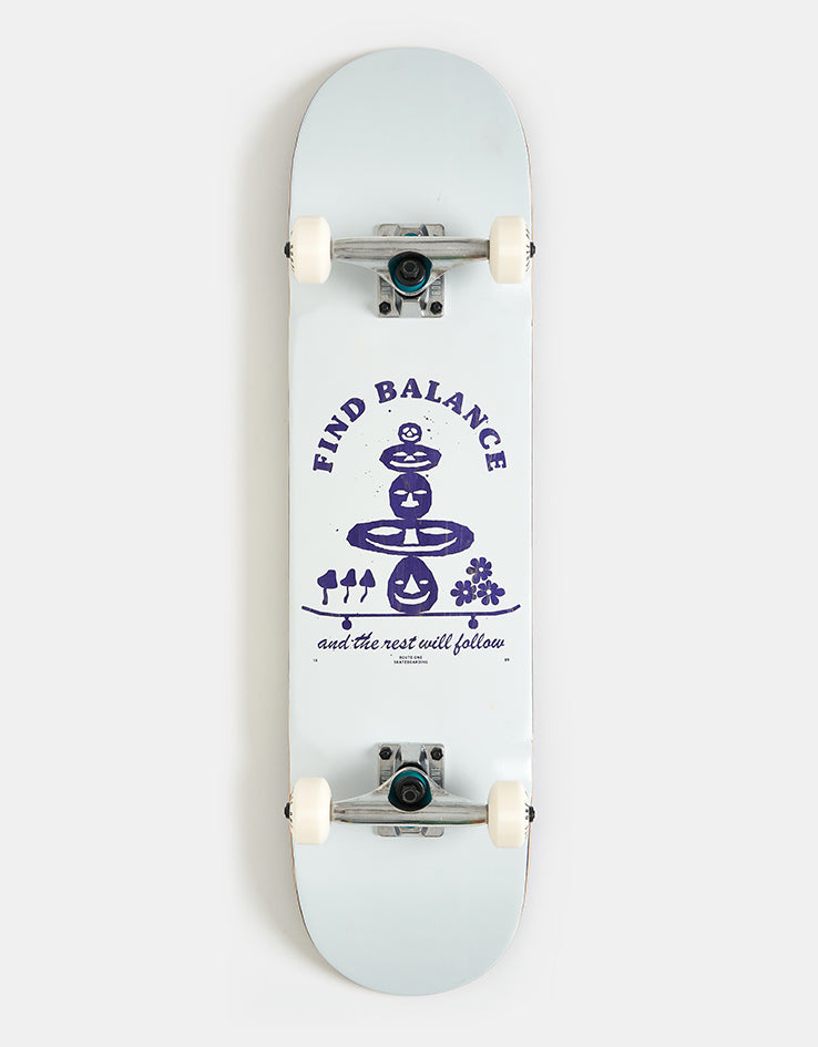 Route One Find Balance Custom Set-Up Complete Skateboard - 8"