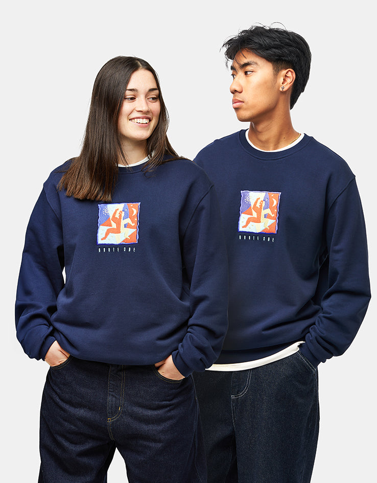 Route One Ritual Heavyweight Sweatshirt - Navy