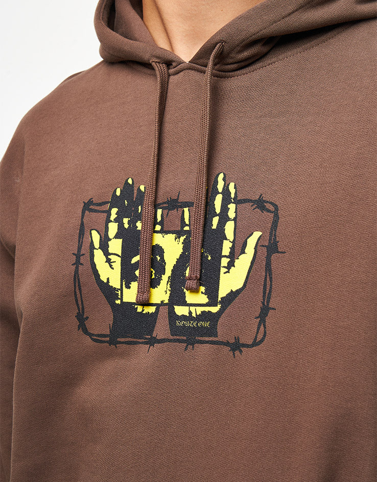 Route One Gaze Heavyweight Hoodie - Chestnut