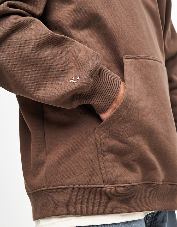 Route One Gaze Heavyweight Hoodie - Chestnut