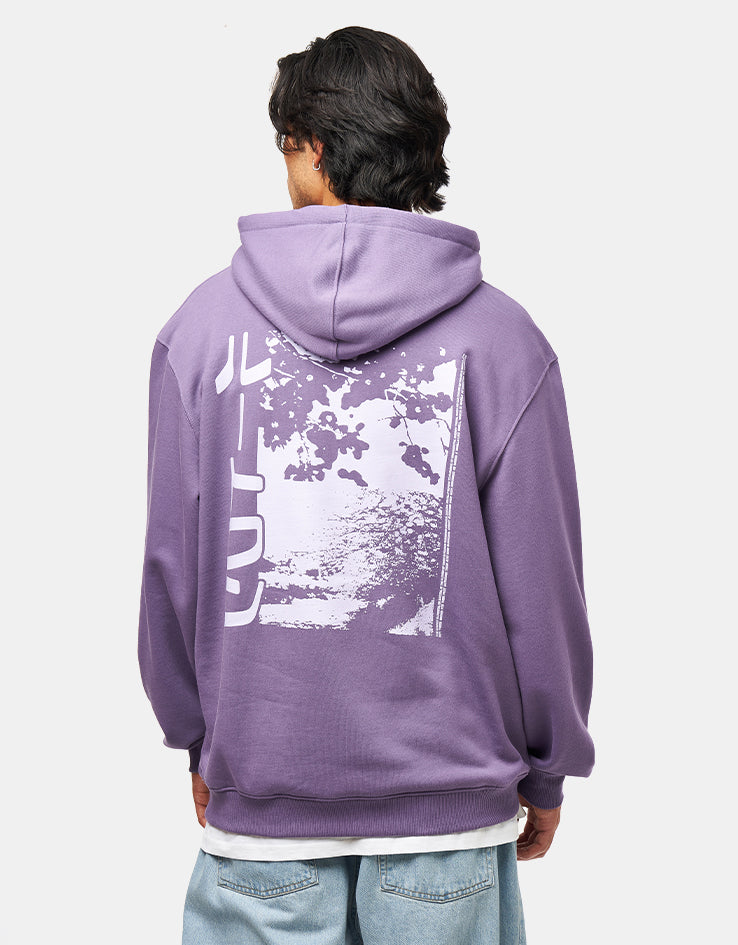 Route One Blossoms Heavyweight Hoodie - Grape