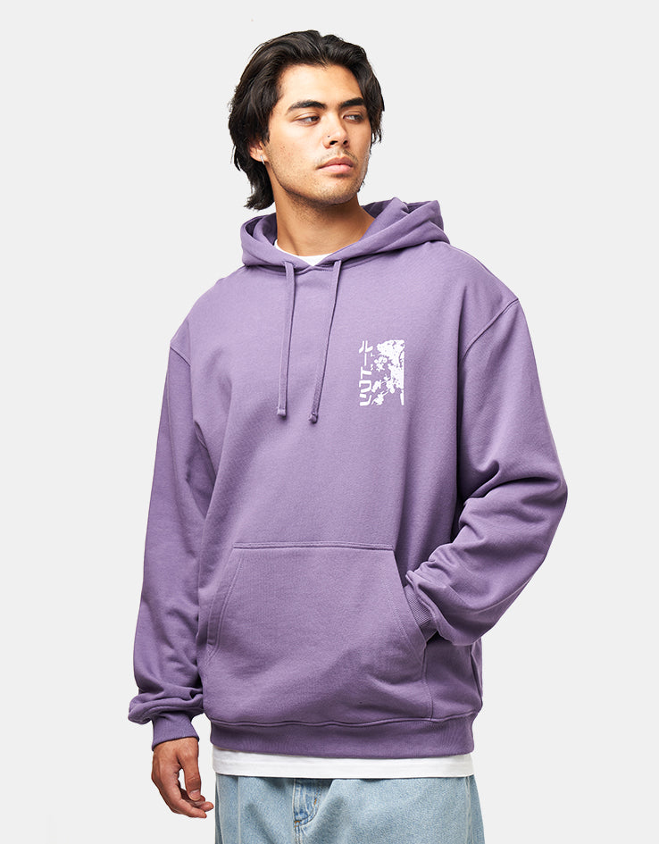Route One Blossoms Heavyweight Hoodie - Grape