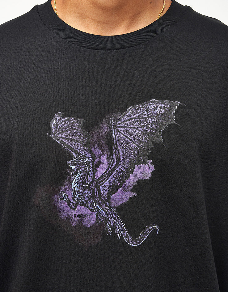 Route One Drago Organic T-Shirt - Black