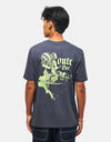 Route One Fortress Organic T-Shirt - India Ink Grey