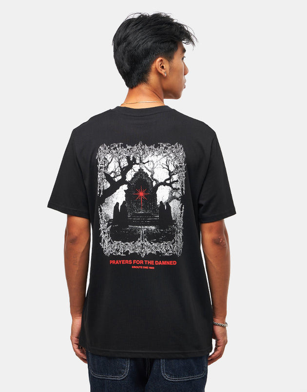 Route One Prayers Organic T-Shirt - Black