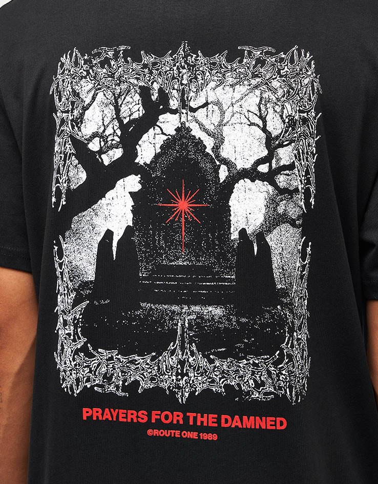 Route One Prayers Organic T-Shirt - Black