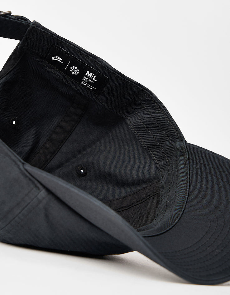 Nike Club Unstructured Futura Wash Cap - Black/Black