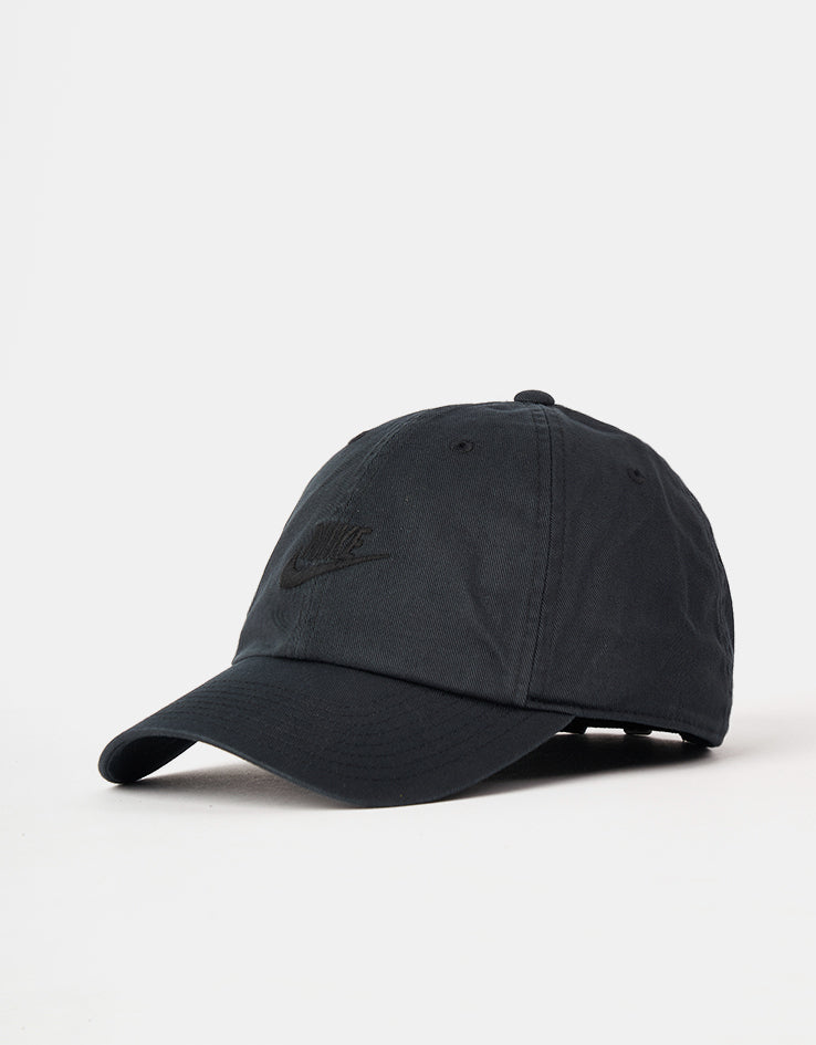 Nike Club Unstructured Futura Wash Cap - Black/Black