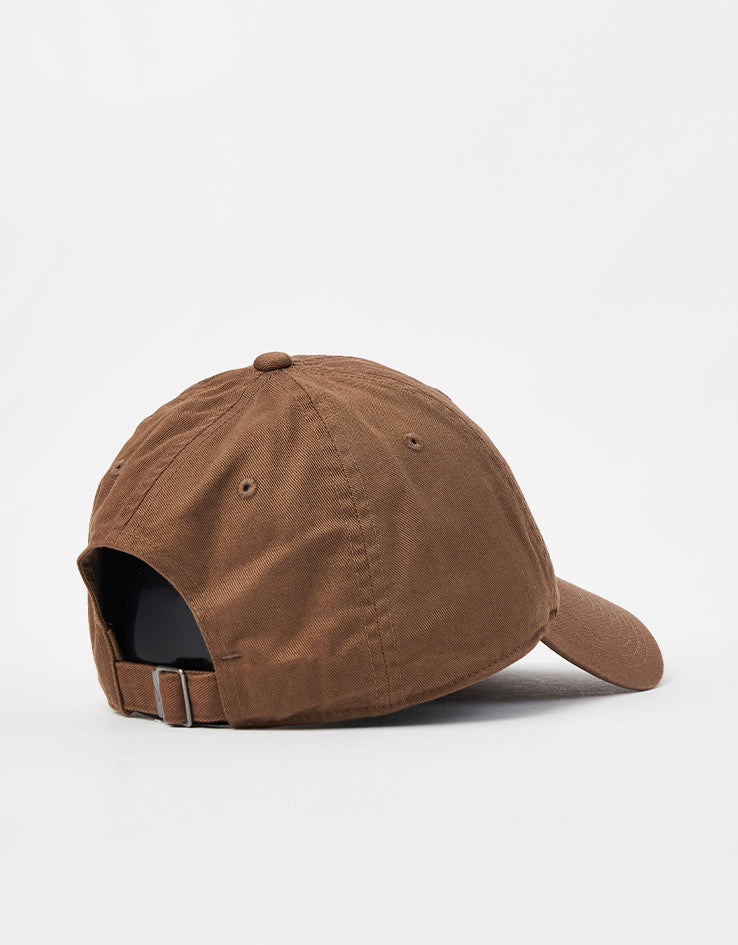 Nike Club Unstructured Futura Wash Cap - Mosswood Brown/White