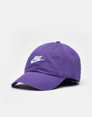 Nike Club Unstructured Futura Wash Cap - Wild Grape/White