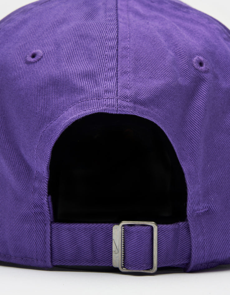 Nike Club Unstructured Futura Wash Cap - Wild Grape/White