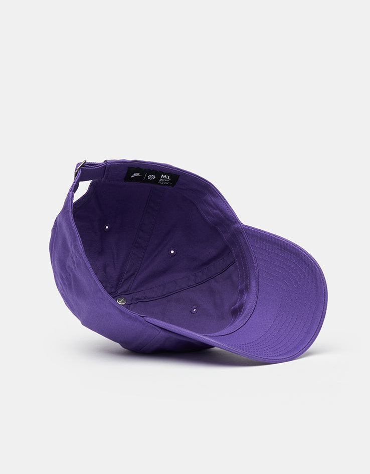 Nike Club Unstructured Futura Wash Cap - Wild Grape/White