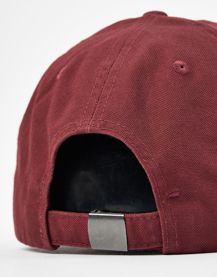 Nike SB Unstructured Flat Bill Cap - Dark Team Red/White