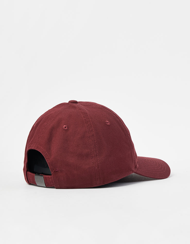 Nike SB Unstructured Flat Bill Cap - Dark Team Red/White