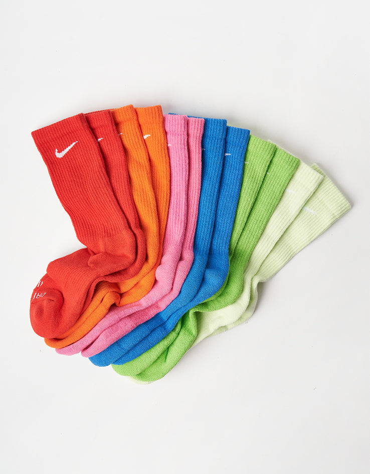 Nike SB Everyday Cushioned 6 Pack Crew Socks - Multi-Color