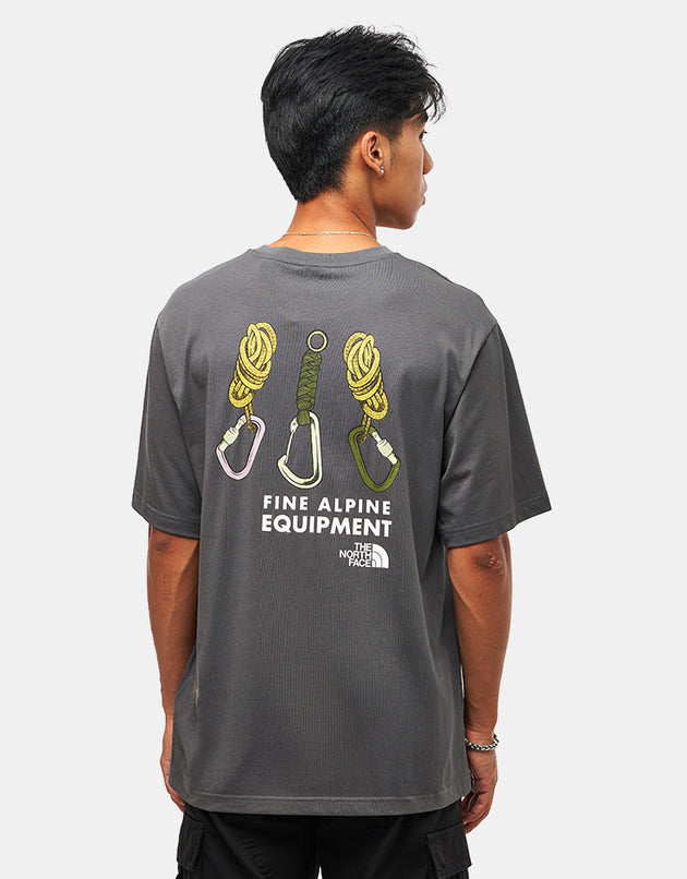 The North Face Explore Gear Relaxed T-Shirt - Anthracite Grey