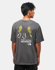 The North Face Explore Gear Relaxed T-Shirt - Anthracite Grey