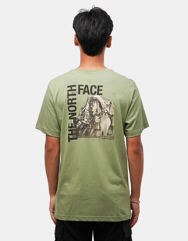 The North Face Half Dome Photo T-Shirt - Bark Mist
