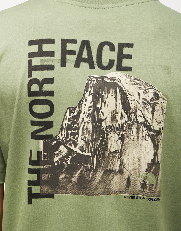 The North Face Half Dome Photo T-Shirt - Bark Mist