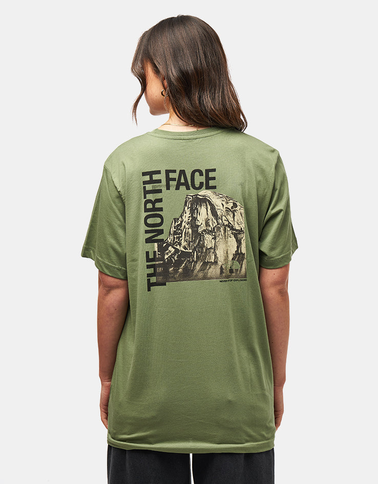 The North Face Half Dome Photo T-Shirt - Bark Mist