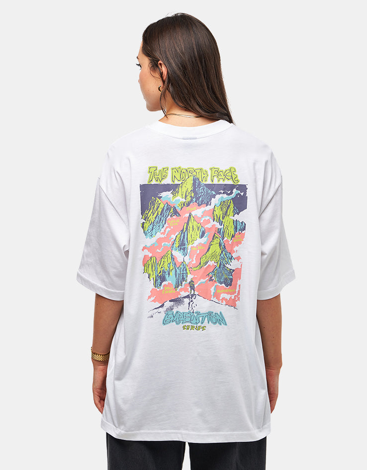 The North Face Expedition Celebration Oversized T-Shirt - TNF White