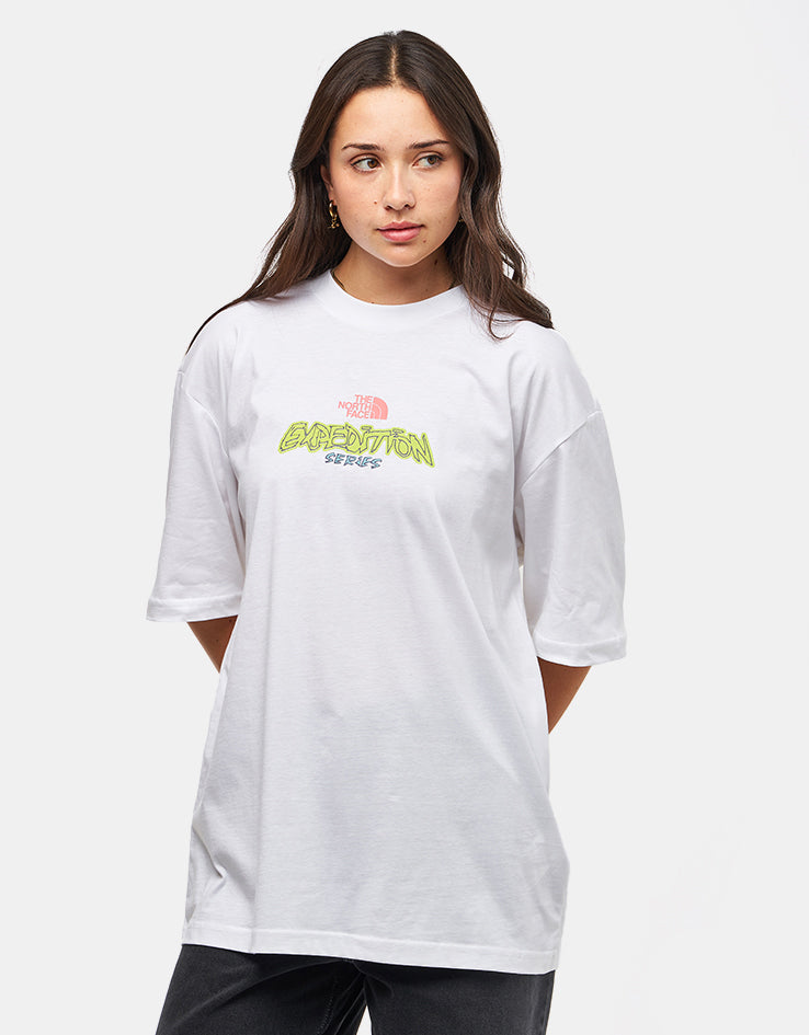 The North Face Expedition Celebration Oversized T-Shirt - TNF White