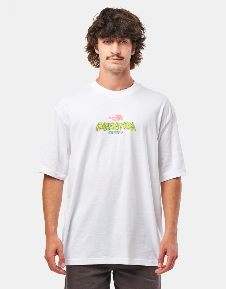 The North Face Expedition Celebration Oversized T-Shirt - TNF White