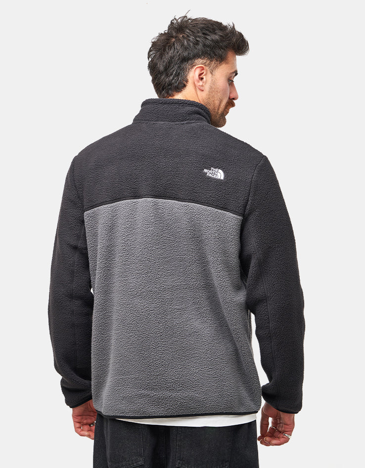 The North Face Yumiori Full Zip Fleece - Anthracite Grey/TNF Black