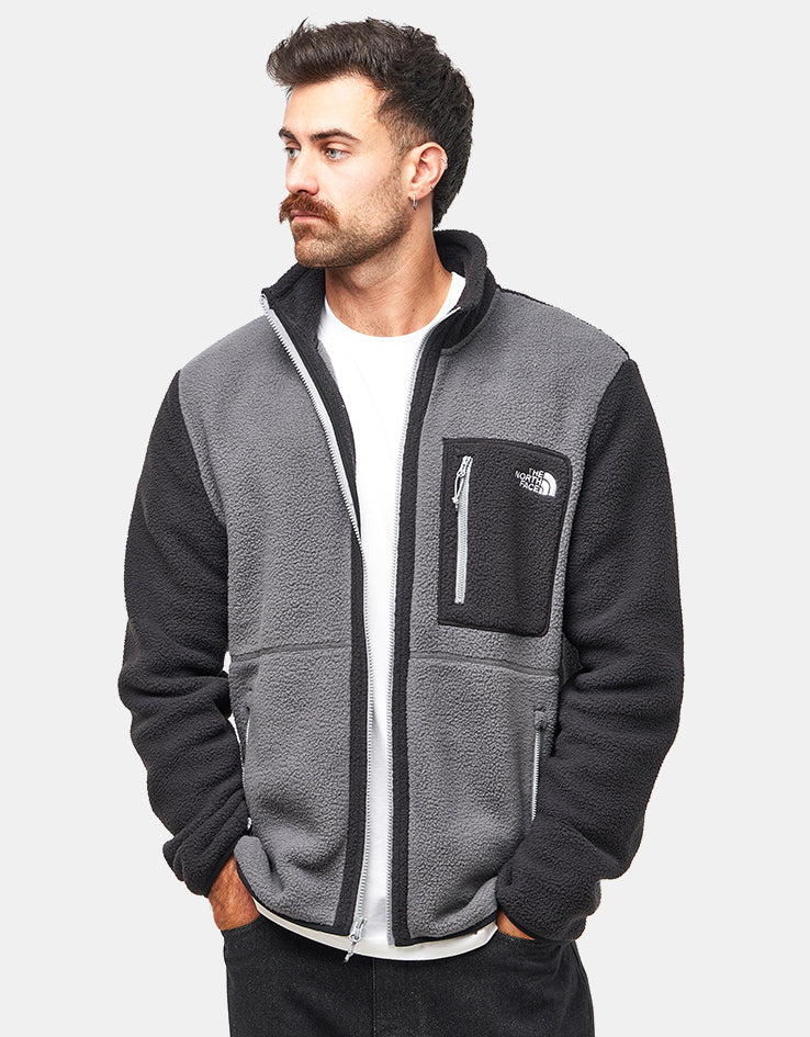 The North Face Yumiori Full Zip Fleece - Anthracite Grey/TNF Black