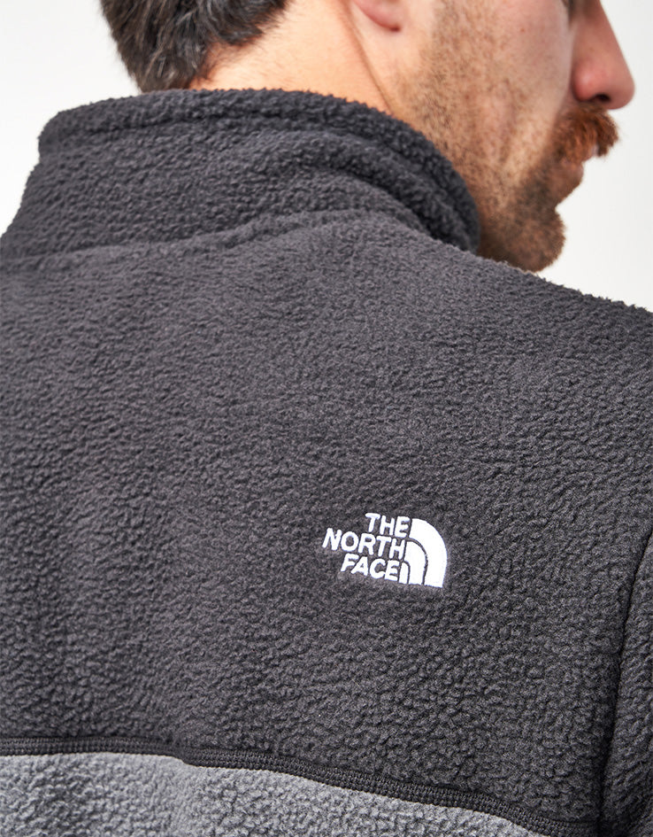 The North Face Yumiori Full Zip Fleece - Anthracite Grey/TNF Black