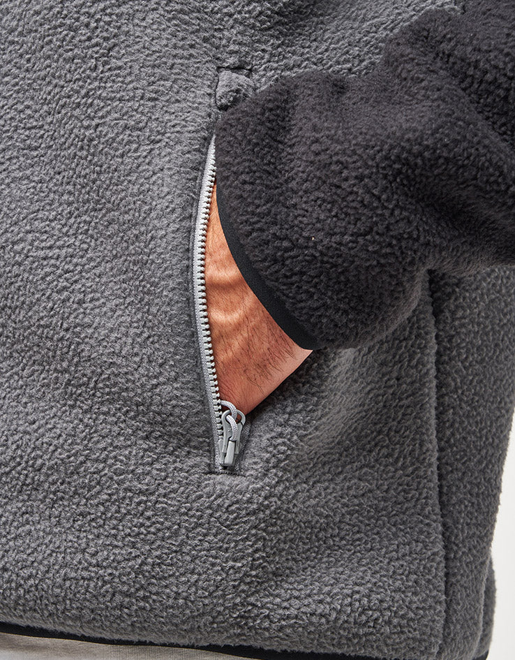 The North Face Yumiori Full Zip Fleece - Anthracite Grey/TNF Black
