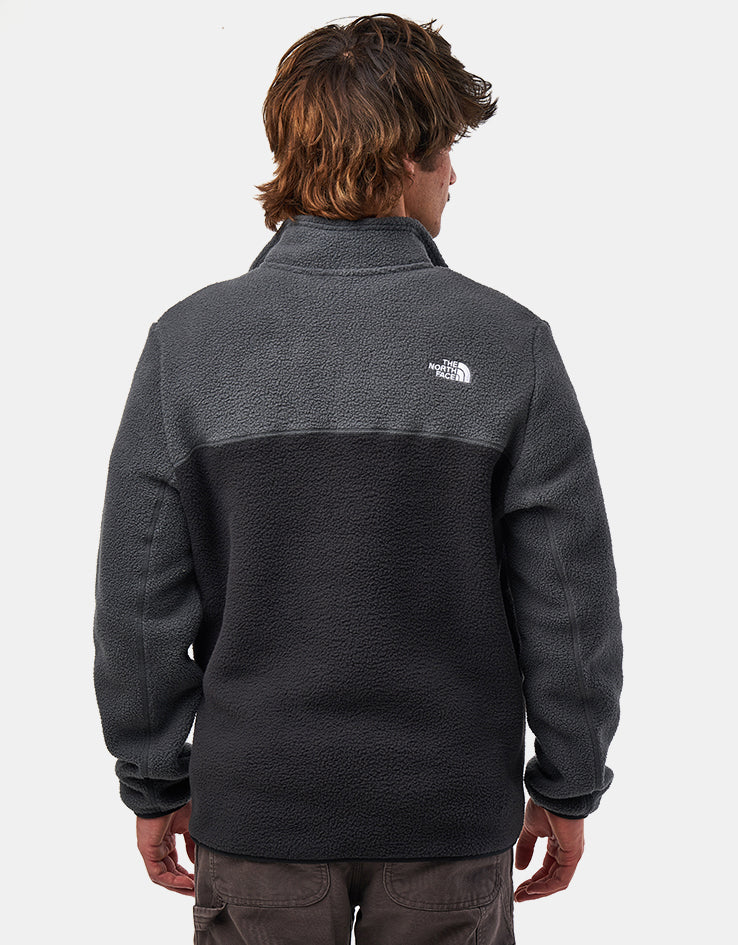 The North Face Yumiori 1/4 Zip Fleece - TNF Black/Anthracite Grey