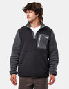The North Face Yumiori 1/4 Zip Fleece - TNF Black/Anthracite Grey