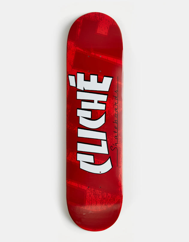 Cliché Banco Red RHM Skateboard Deck
