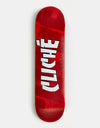 Cliché Banco Red RHM Skateboard Deck