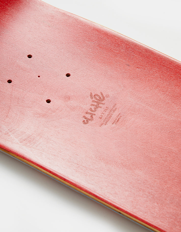 Cliché Banco Red RHM Skateboard Deck