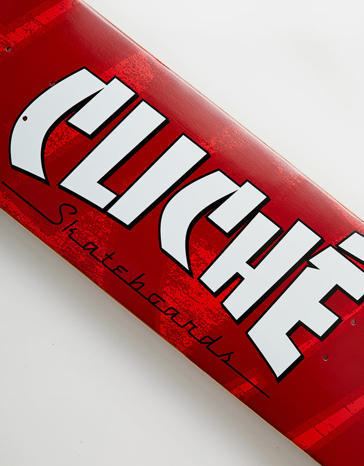 Cliché Banco Red RHM Skateboard Deck
