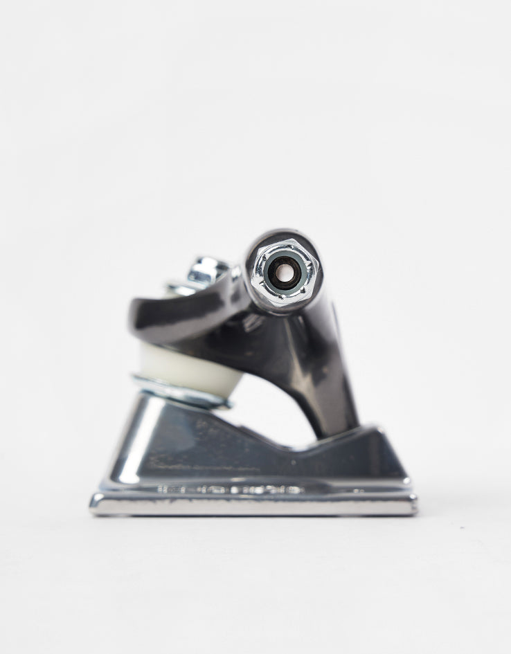 Tensor Mag Light Glossy Skateboard Trucks - Gunmetal/Silver (Pair)