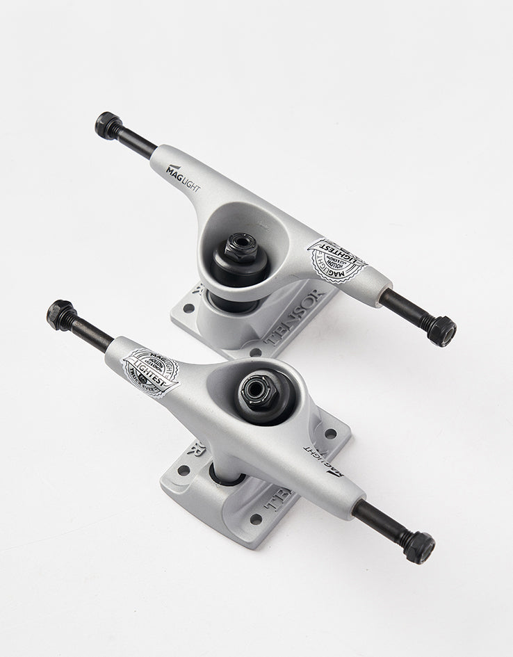 Tensor Mag Light Low Skateboard Trucks - Silver (Pair)