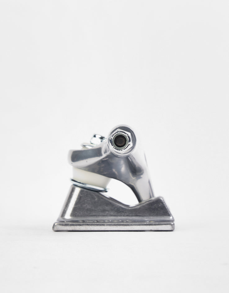 Tensor Stencil Mirror Alum Skateboard Trucks - Raw/Black Fade (Pair)