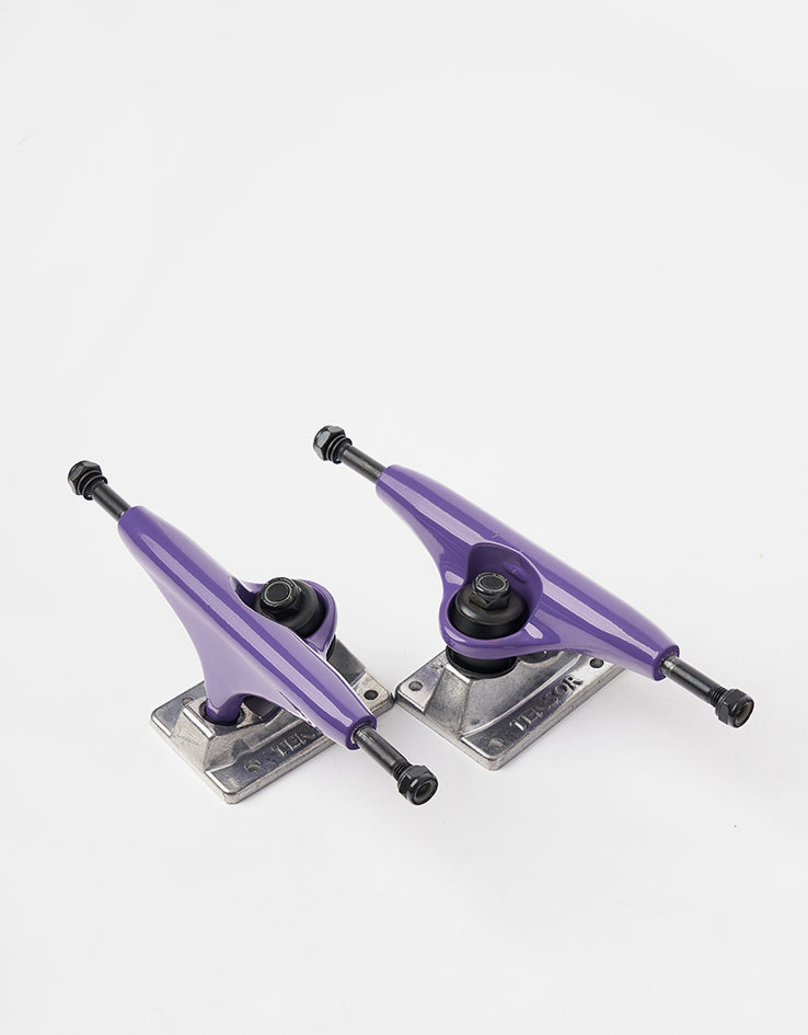 Tensor Alloys Skateboard Trucks - Purple/Raw (Pair)