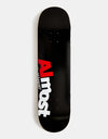 Almost Most Black HYB Skateboard Deck - 8.25"