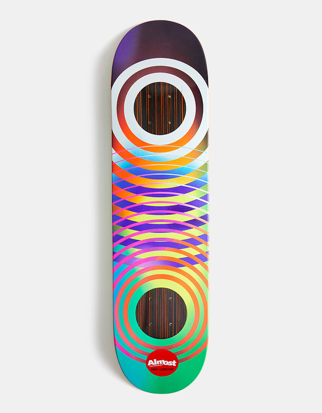 Almost Max Gradient Rings Impact Support Skateboard Deck - 8"
