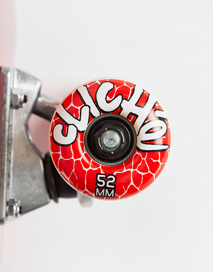 Cliché Banco Red Complete Skateboard - 8"