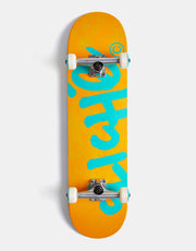 Cliché Handwritten Orange/Teal Complete Skateboard - 8.25"
