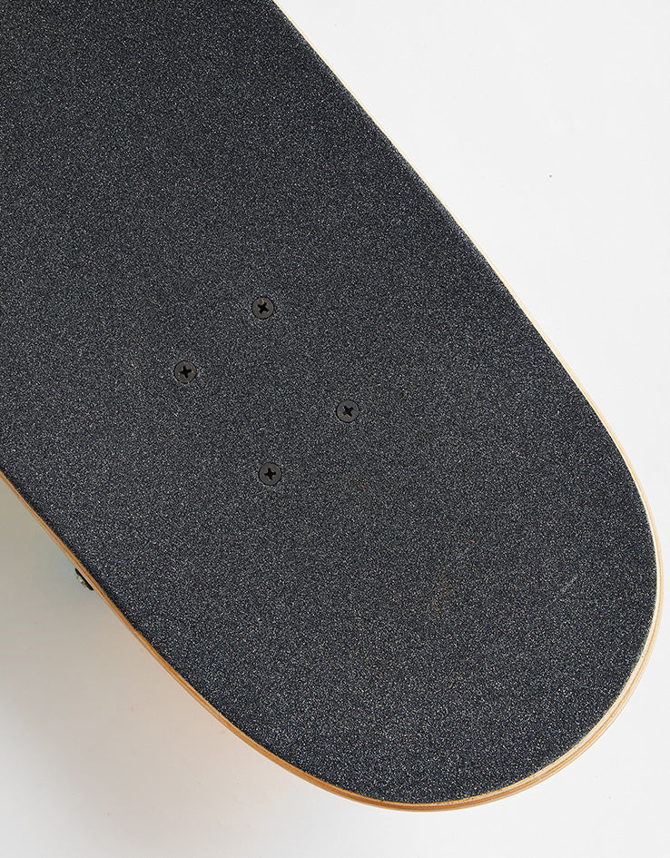 Cliché Handwritten Orange/Teal Complete Skateboard - 8.25"