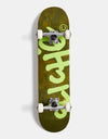 Cliché Handwritten Forest Green Mid Complete Skateboard - 7.375"